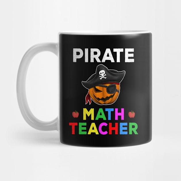 Pirate Math Teacher Funny Halloween Party Gift for Teachers by kaza191